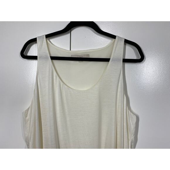 Ann Taylor Loft Loose Fit Tank Top Blouse Cream Off White XL - Picture 2 of 10